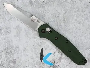 Benchmade 945 Mini Osborne Green S30V AXIS Lock Folding Knife