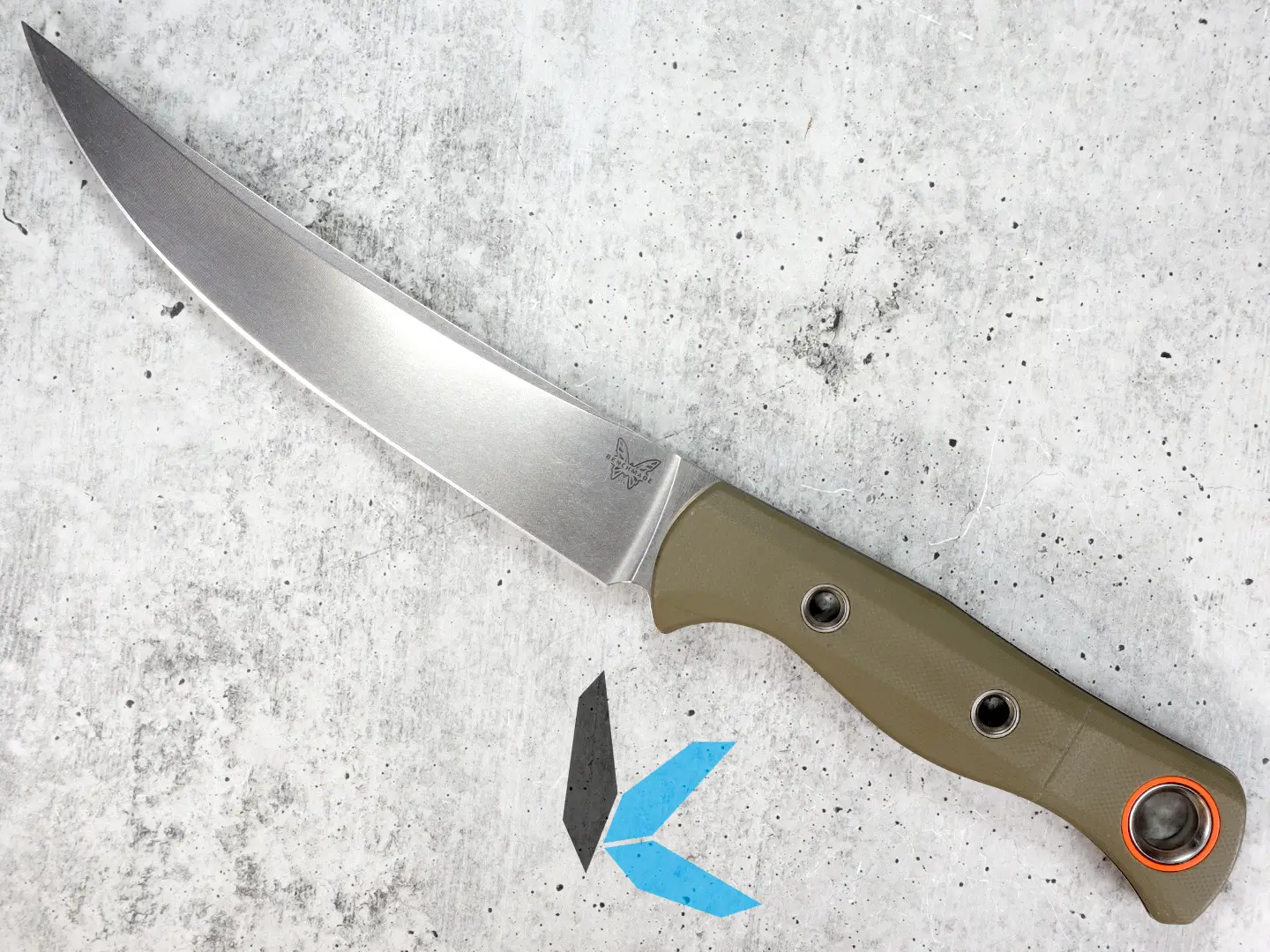 Benchmade 15500-3 Meatcrafter OD Green G10 & S45VN Fixed Blade Knife