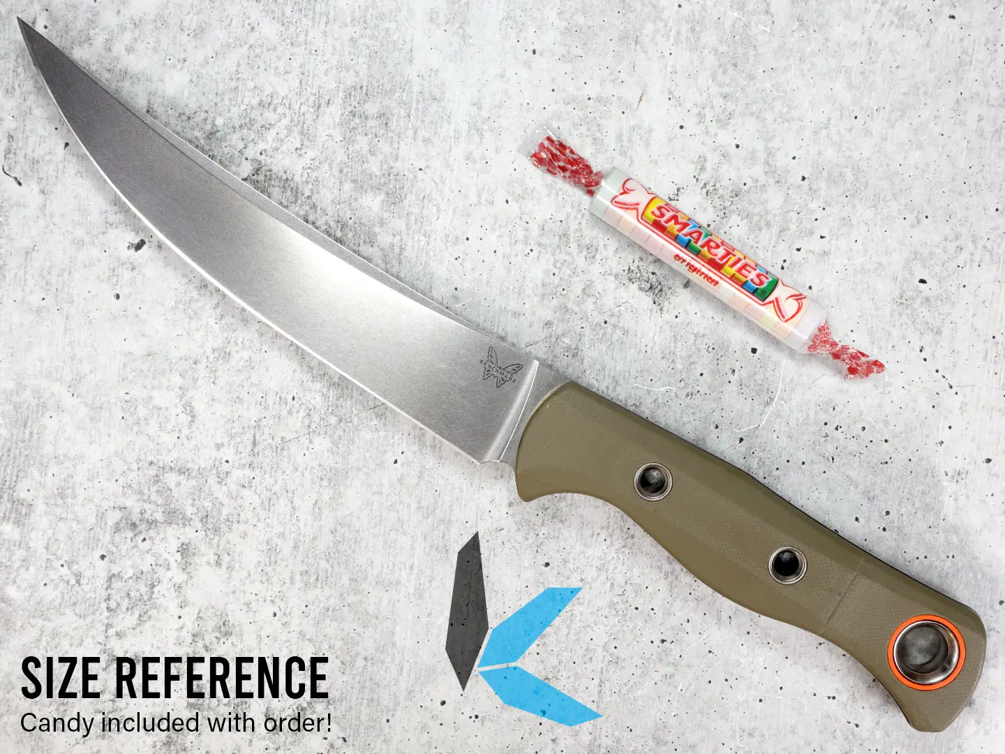 Benchmade 15500-3 Meatcrafter OD Green G10 & S45VN Fixed Blade Knife - Image 4