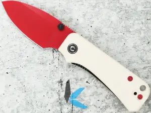 Civivi C19068S-7 Baby Banter, Nitro-V Red Blade, Ivory G10 Handles