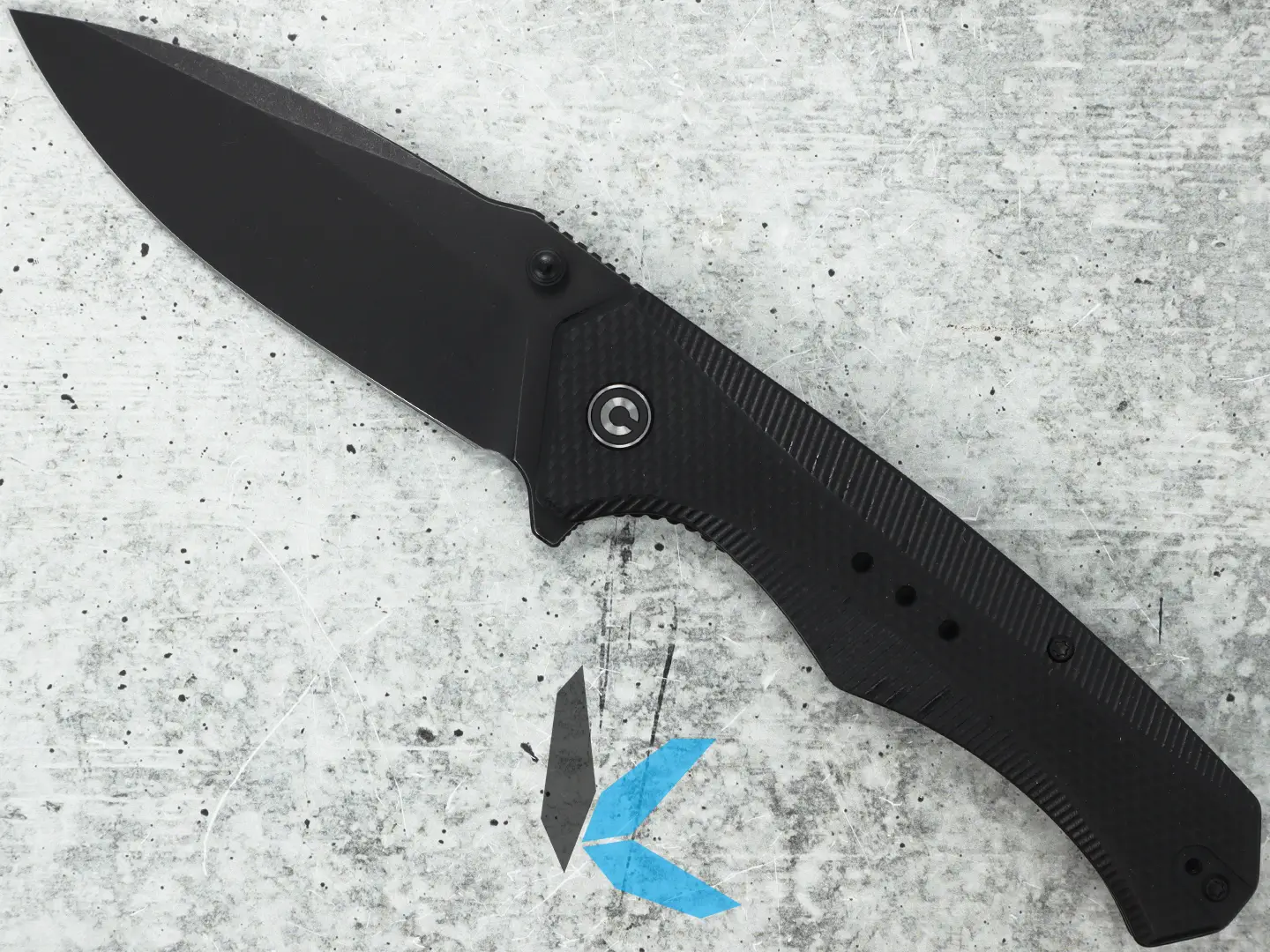 Civivi C23081B-1 Photonix, Black SW 14C28N Blade, Black Coarse G10 Handle