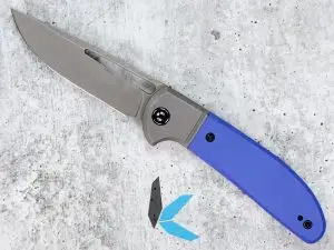 Civivi Trailblazer C2018B Blue G10 Onlay Grey SS Handle Grey SW 14C28N