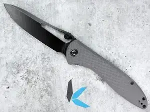 Civivi Picaro 916C Gray Coarse G10 Handle Black Stonewash D2 Blade