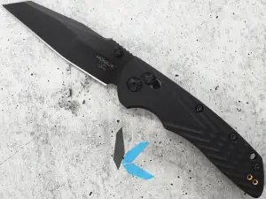 Hogue 24366 Deka Black, CPM MagnaCut Wharncliffe Blade