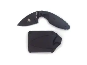 KABAR TDI KNIFE 2" BLACK PLAIN