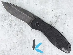 Kershaw 1670BW Blur Blackwash Blade Black Handle