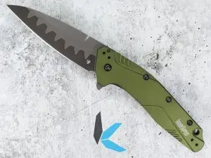 Kershaw Dividend 1812OLCB D2 Steel Spring Assisted Flipper