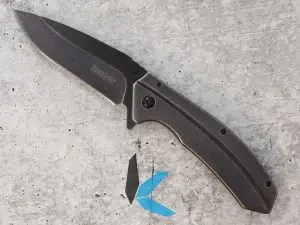 Folding Knife, Blackwash Finish Filter 1306BW