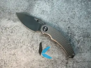 Kunwu Knives Padre, Frame Lock, Front Flipper KUNK706T2