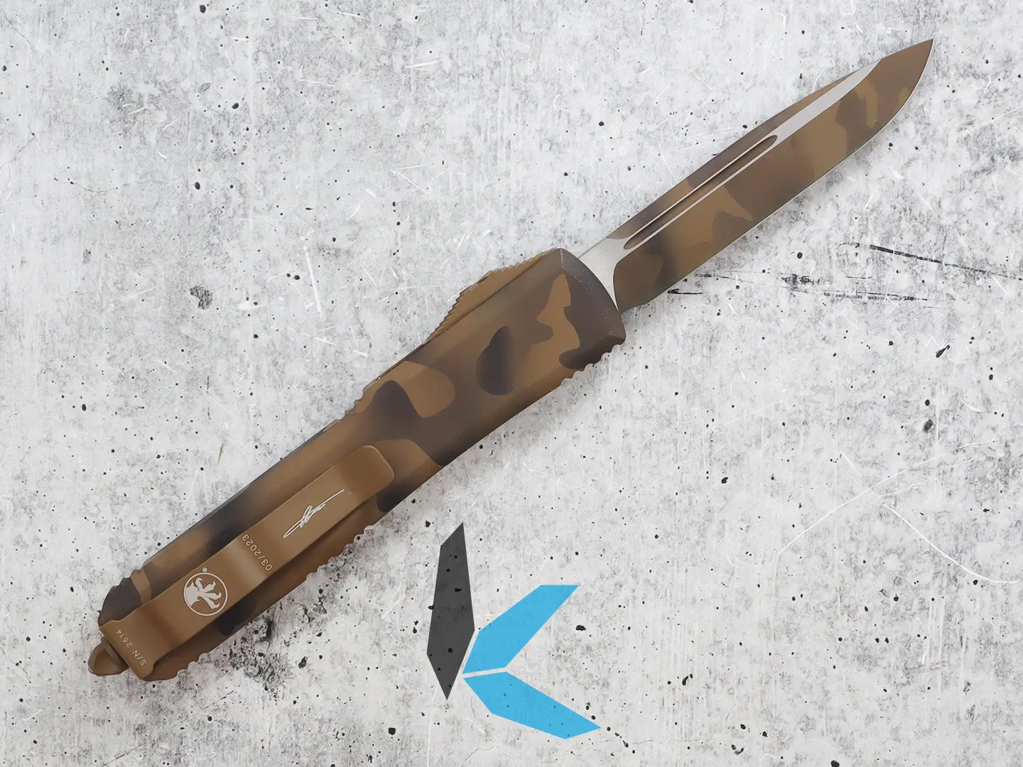 Microtech 121-1CCS Signature Series Coyote Camo Standard Ultratech S/E - Image 2