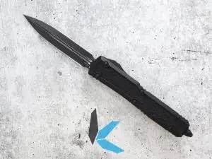 Microtech 206-1TS Signature Series Makora Tactical Standard Nickel Boron Internals