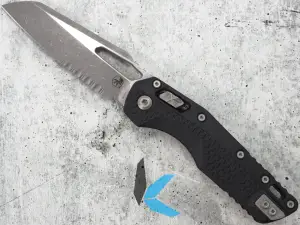 Microtech 210T-11APPMBK MSI S/E Tri-Grip Polymer Black Apcalyptic PS