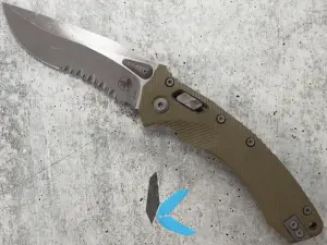 Microtech Amphibian RAM-LOK S/E fluted G-10 OD Green Apocalyptic