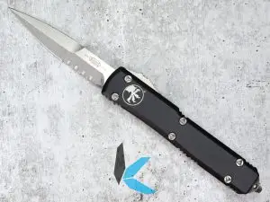 Microtech Ultratech Bayonet Stonewash M390 Partially Serrated 120-11