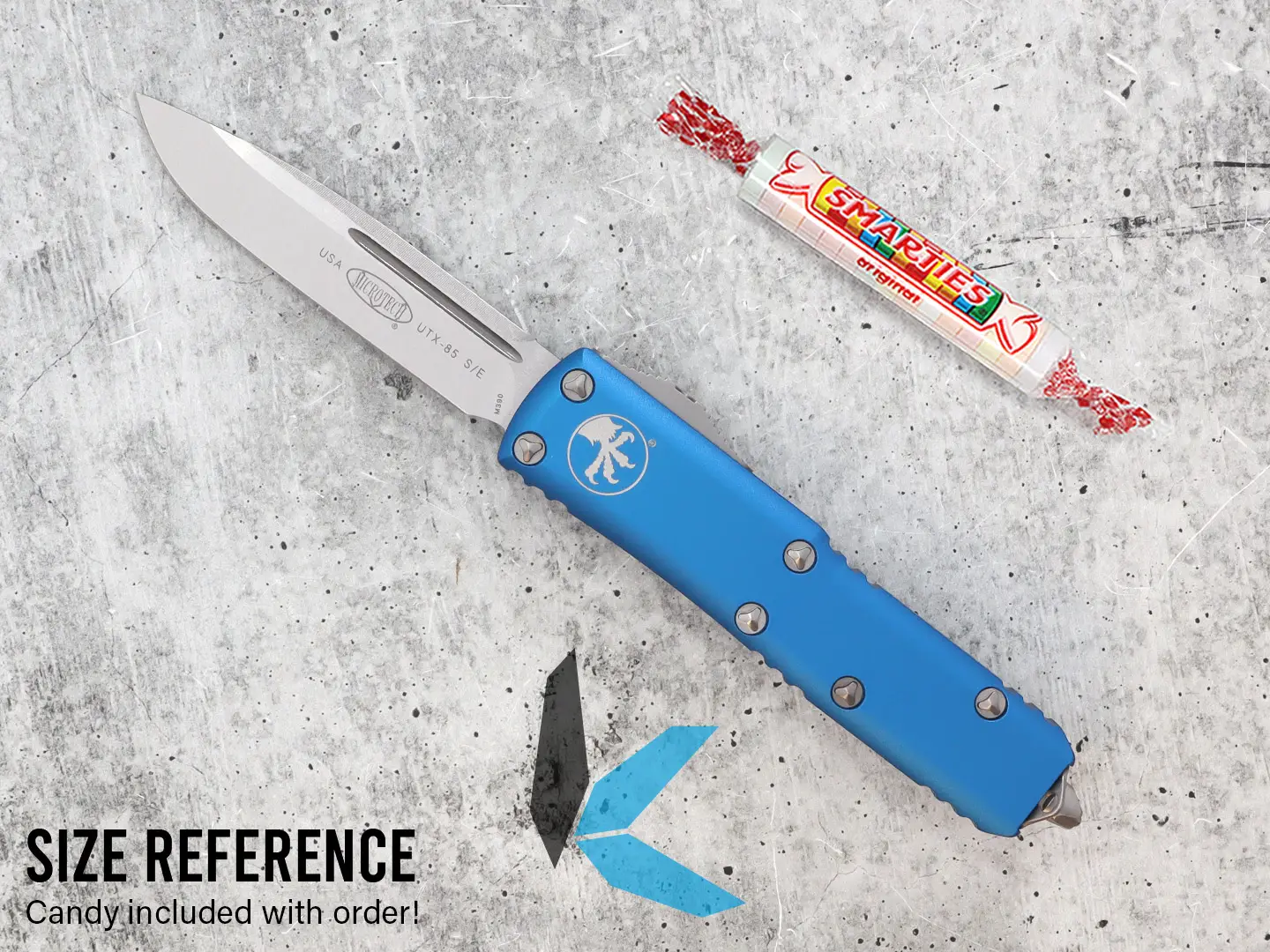 Microtech UTX-85 S/E Stonewashed Standard 231-10 BL - Image 3