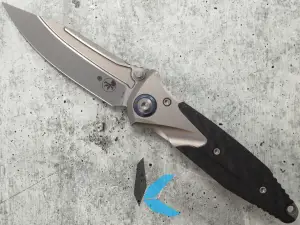 Microtech260-7 CFTI Socom Bravo Mini S/E Titanium Handle, Carbon Fiber Scales