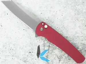 Protech 5405 LTD-RED Malibu Flipper Red Texture Handle, Stonewash Magnacut Blade