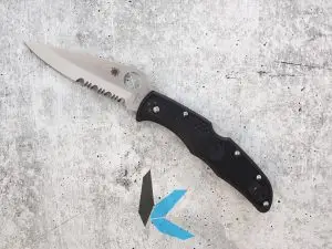 Spyderco C10PSBK Endura 4 Nylon Combo Edge