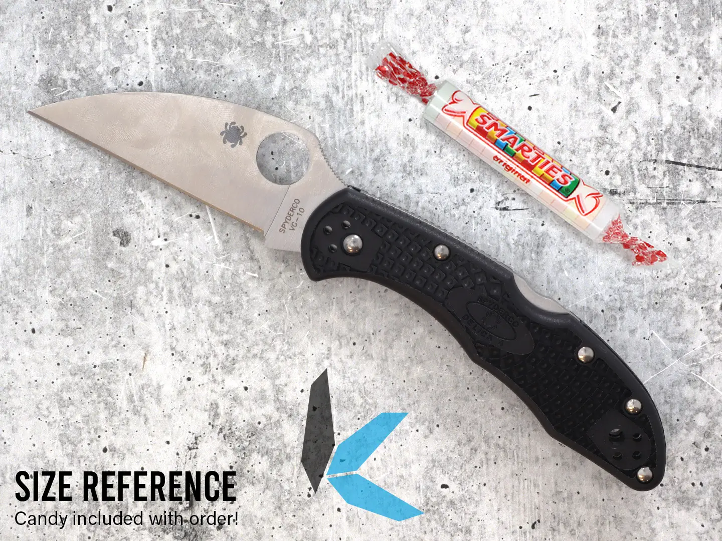 Spyderco C11FPWCBK Delica Flat WC Pln - Image 3