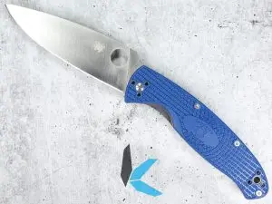 Spyderco C142PBL Resilience Blue FRN Pln Folding Knife