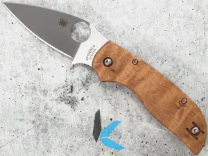 Spyderco C152NLWDP Chaparral Slipit Birdseye Maple XHP PE