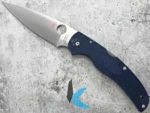Spyderco C244PCBL Native Chief, Blue FRN Handle, SPY27 Blade