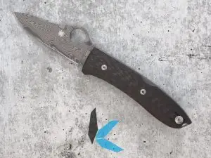 Spyderco C255CFPD SpyOpera Sprint Run Damascus