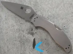 Spyderco C261P Up Tern SS Pln Back Lock