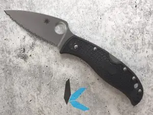 Spyderco C262SBK Leaf Jumper Folding Knife