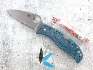 Spyderco C262SBLK390 Leaf Jumper S K390