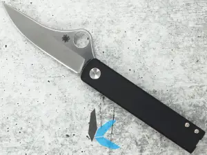 Spyderco C272ALBKP Essenza Black, N690 Italy Made