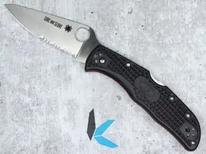 Spyderco C243FPSBKRD Endela Thin Red Line PS