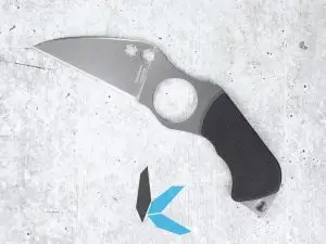 Spyderco FB14P6 Swick 6 Pln Fixed Blade Knife 2.73" LC200N Wharncliffe Blade Black G10 Handle