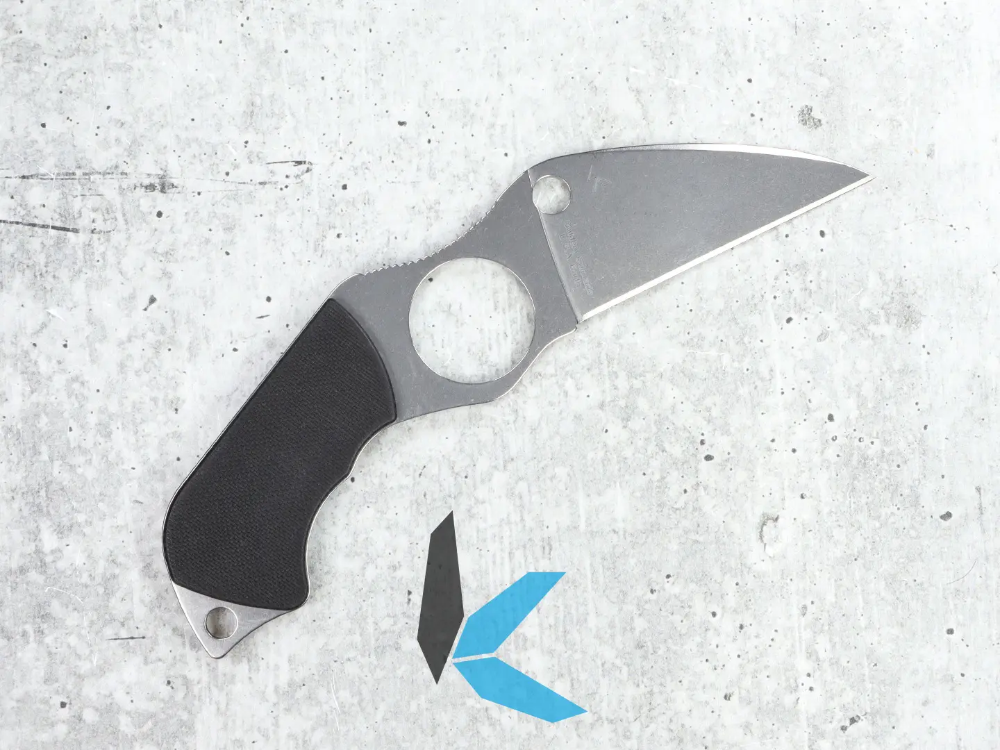 Spyderco FB14P6 Swick 6 Pln Fixed Blade Knife 2.73" LC200N Wharncliffe Blade Black G10 Handle - Image 2