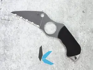 Spyderco FB14S6 Swick 6 LC200N Wharncliffe Serrated Blade