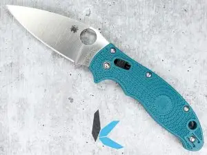 Spyderco Manix 2 C101PCBL2 CPM SPY27 Blue FRN Satin Blade Folding Knife