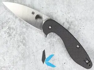 Spyderco Silverax Carbon Fiber/G10 Laminate & S30V Flipper Knife