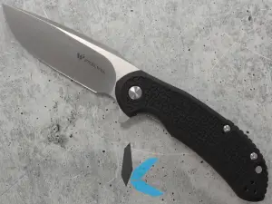 Steel Will Cutjack C22 Flipper EDC Knife, D2 Satin Drop Point Blade, Liner Lock