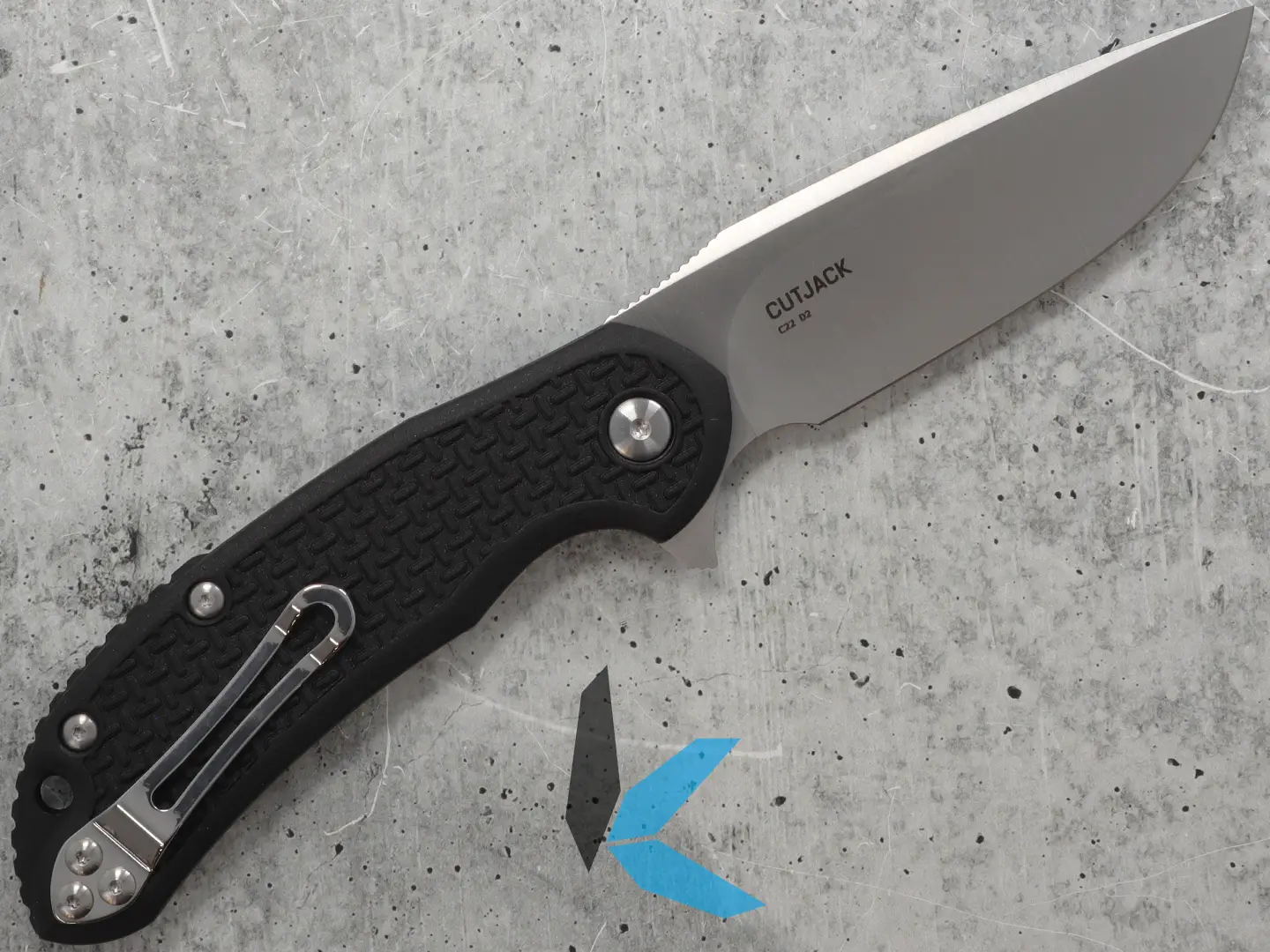 Steel Will Cutjack C22 Flipper EDC Knife, D2 Satin Drop Point Blade, Liner Lock - Image 2