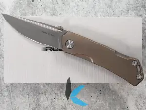 Used Real Steel Knives, Luna Maius Tan Bronze with Box