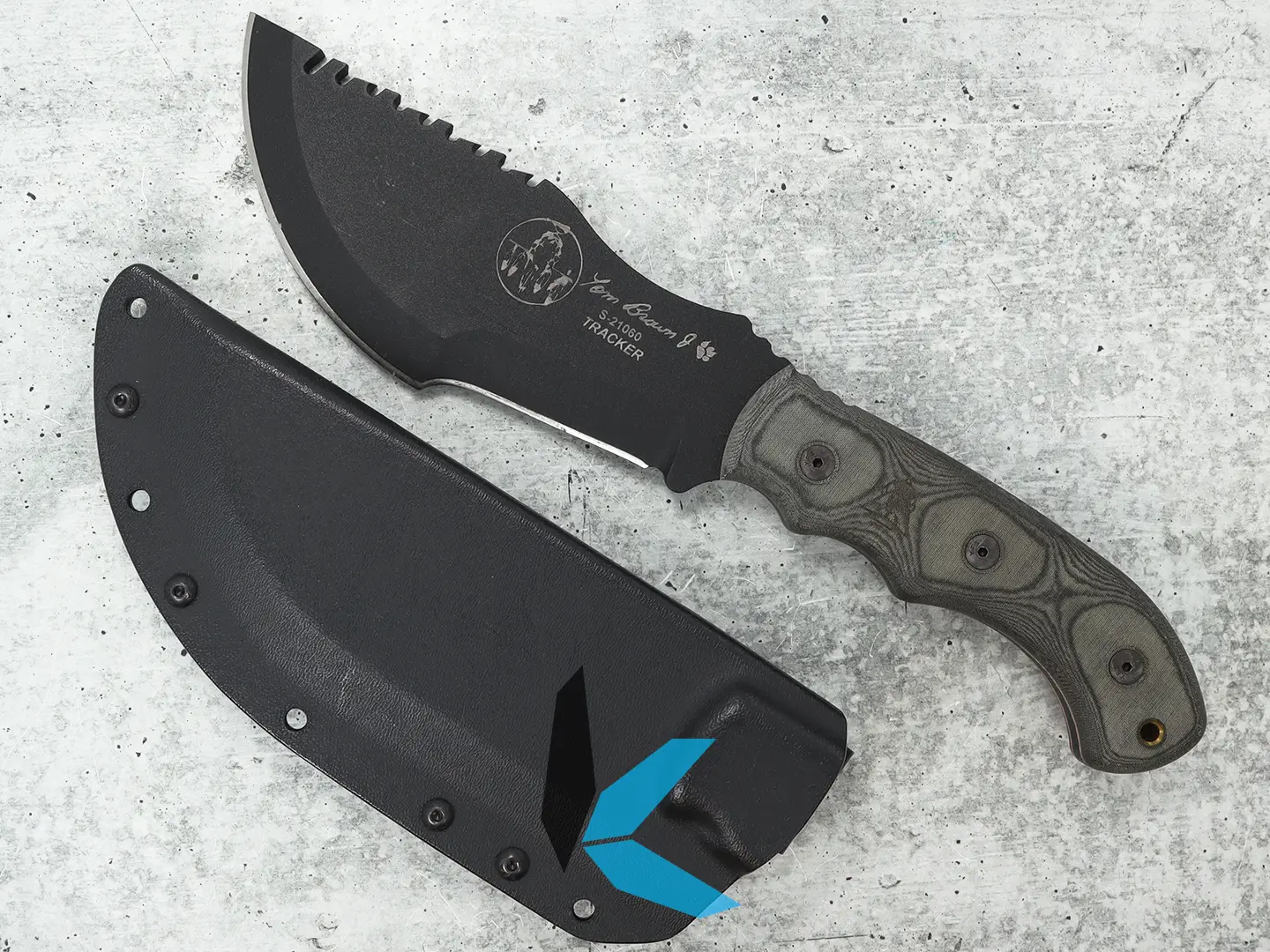 Used TOPS Knives Tom Brown Tracker with Sheath