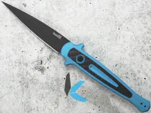 Kershaw 7150TEALBLK Launch 8 Auto, Teal Aluminum Handles