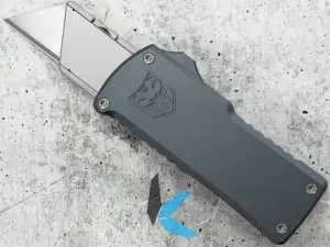 CobraTec CTOTFUTGRY OTF Utility Knife Grey