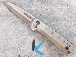 Leatherman FREE K2X  Silver Multipurpose Combo Blade Knife 832652