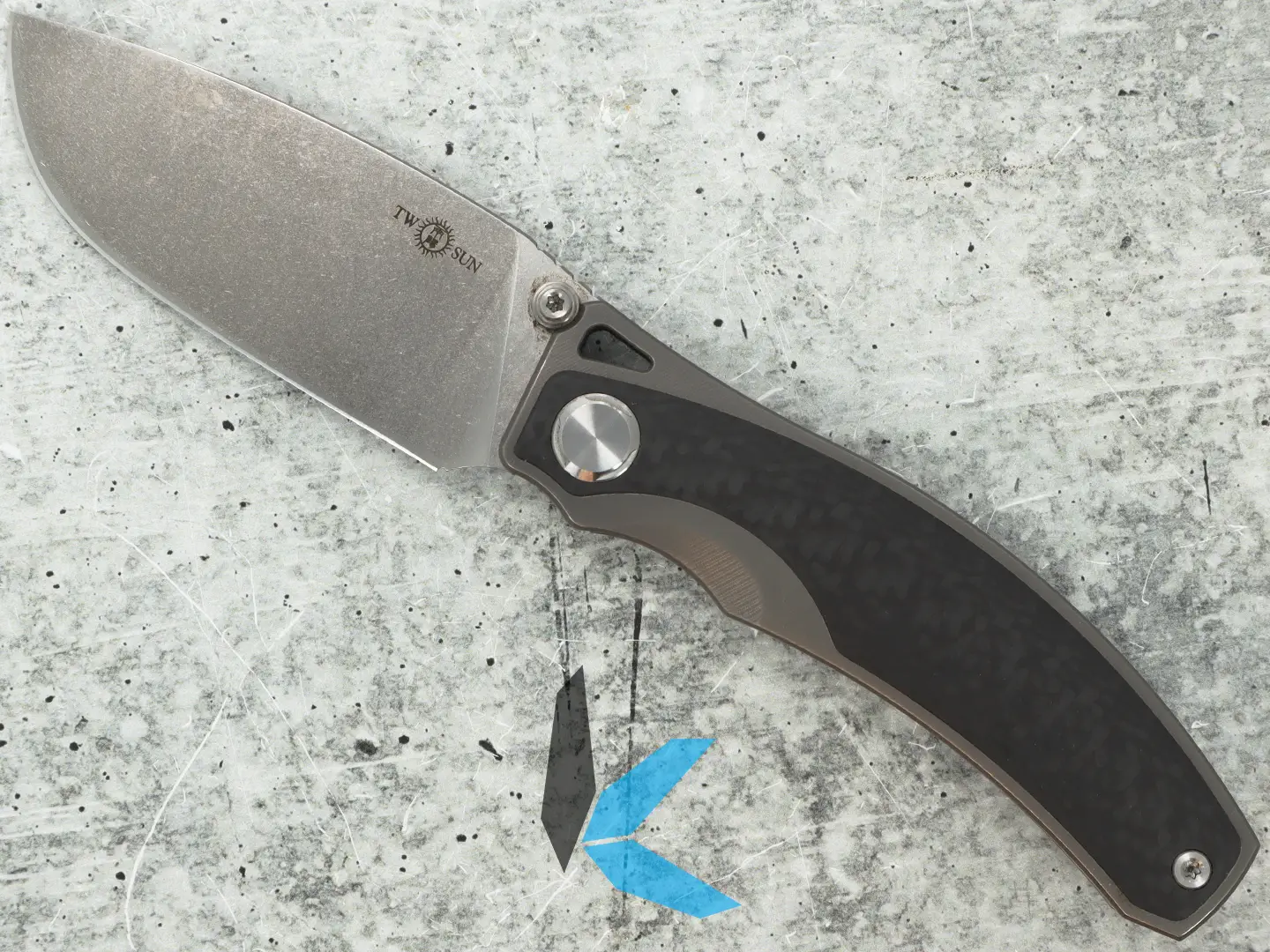 Used Two Sun Pocket Knife, TS264, With M390 Blade Steel - Image 2