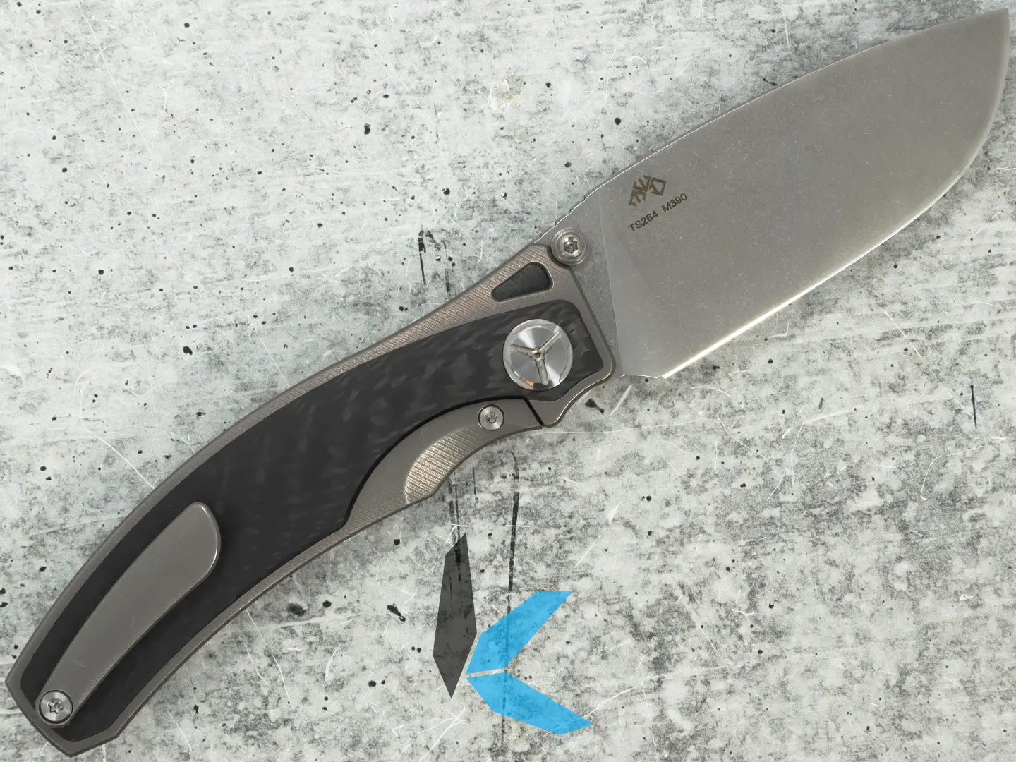 Used Two Sun Pocket Knife, TS264, With M390 Blade Steel - Image 3