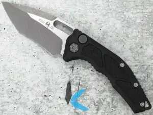 Heretic Knives H012-5A Medusa Auto Recurve Battleworn