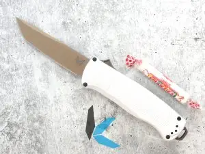 Benchmade Shootout 5370FE-02 Gray/Tan CPM-Cruwear