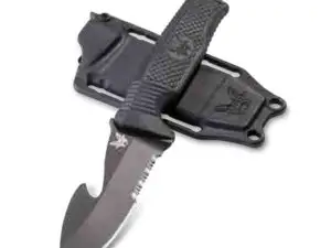 Benchmade 112SBK-BLK H2O Fixed Blade Knife Serrated Black