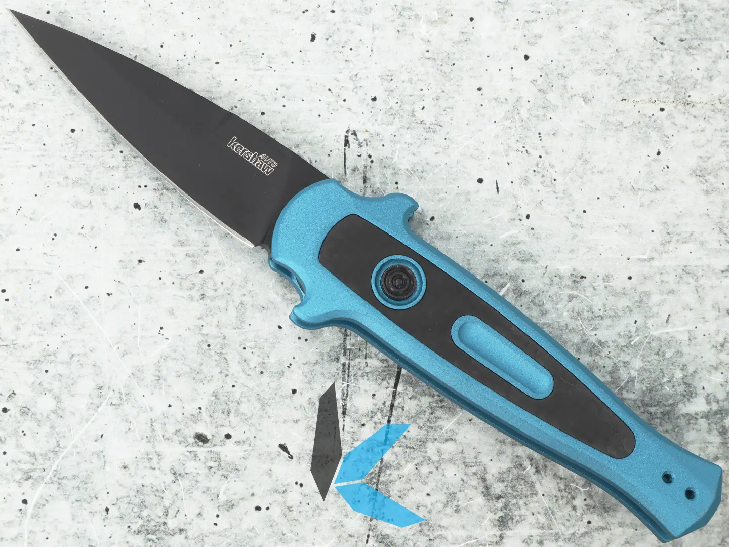 Kershaw 7125TEALBLK Launch 12 Teal Auto